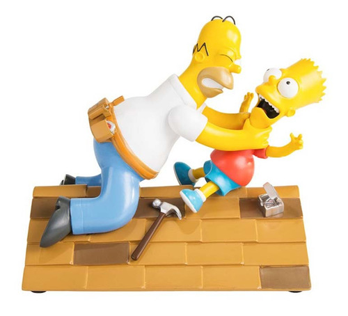 Boneco Os Simpsons Homer Vs. Bart Simpson Serie Filme Tv