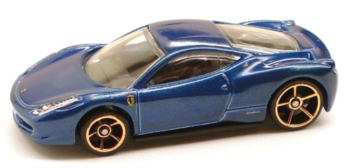 Hot Wheels # 06/10 - Ferrari 458 Italia - 1/64 - V0008