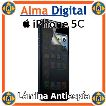Lamina Protector Pantalla Antiespia iPhone 5 5s 5c Antichism