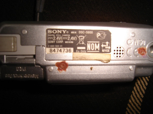 Camara Sony Digital 6.0 Megapixeles +memory 256mb Sin Envios (Usado)
