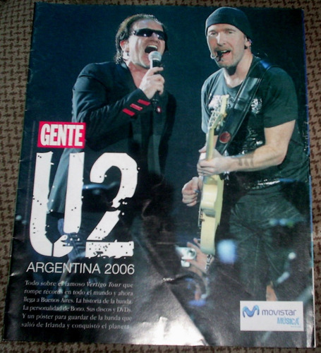 U2 En Argentina Año 2006 Vertigo - Revista Gente Ed.especial
