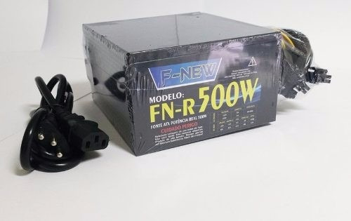 Fonte Atx 500 Watts  Real F-new