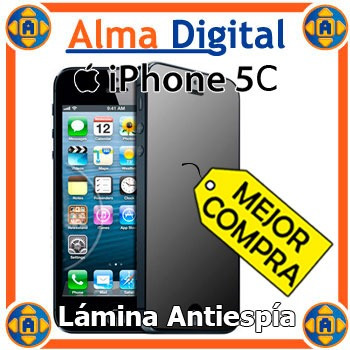 Lamina Protector Pantalla Antiespia iPhone 5 5s 5c Antichism