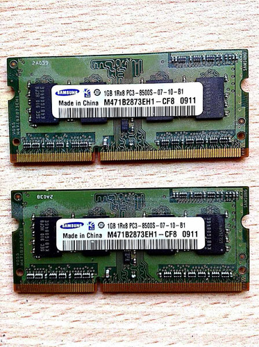 Memorias Ram 1 Gb Samsung Sodimm 1066 Macbook