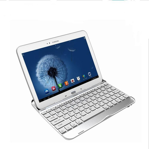 Teclado Bluetooth Aluminio Galaxy Tab 3 Gt-p5200 5210 Blanco