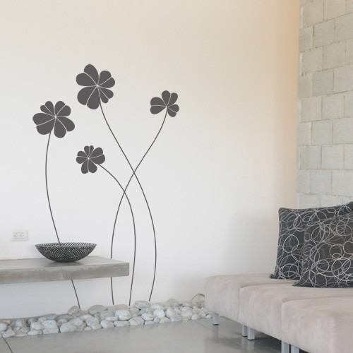 Vinilos Adhesivos Decorativos Flores - 1m X 60cm