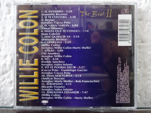 Willie Colón The Best 2 Cd (Usado)