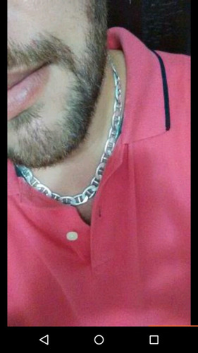 Corrente Masculina De Prata