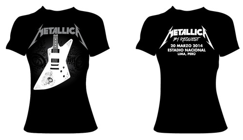 Polos Metallica By Request Tour 2014, Lima, Perú