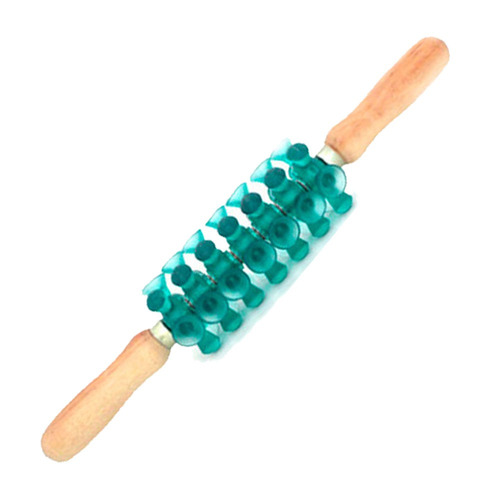 Imagem 4 de 9 de Rolo Massagem Turbinada Ventosas Silicone Macio Original