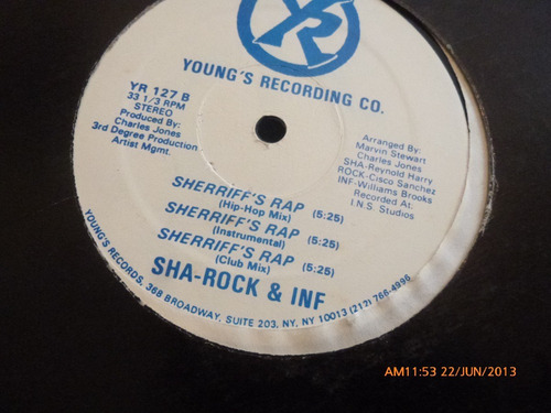 Vinilo Lp De Sha -rock & Inf Sherriff's Rap (u426
