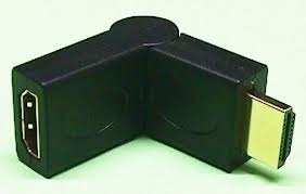 Adaptador Hdmi M H De Macho A Hembra Ajustable 90° A 180°