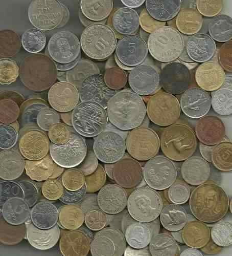Interesante Lote De 1 Kilo De Monedas Extranjeras Oferta
