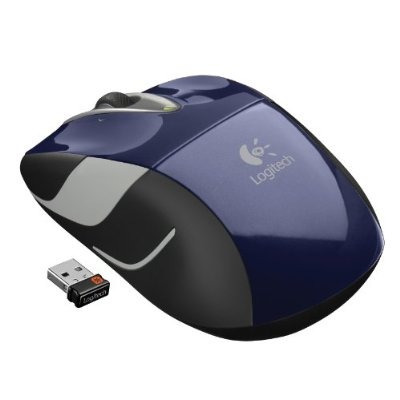 Logitech Wireless Mouse M525 - Azul Marino / Gris