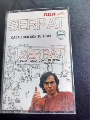 Cassette De Joan Manuell Serrat Cada Loco Con Su Tema(172