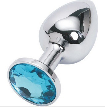 Plug Dilatador Anal Metálico Joya 7 X 2,8 Cm/ Placer Erótico