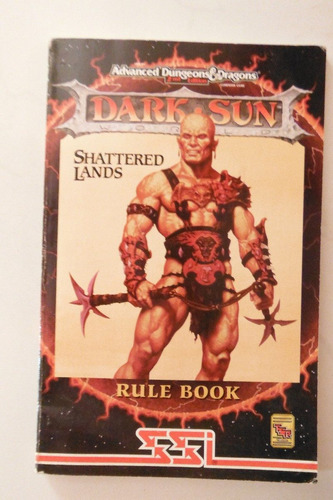 Dungeons And Dragons Dark Sun Shattered Lands Rule Book