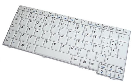 Teclado Acer One Zg5 Blanco En Ingles Disponible En Medellin