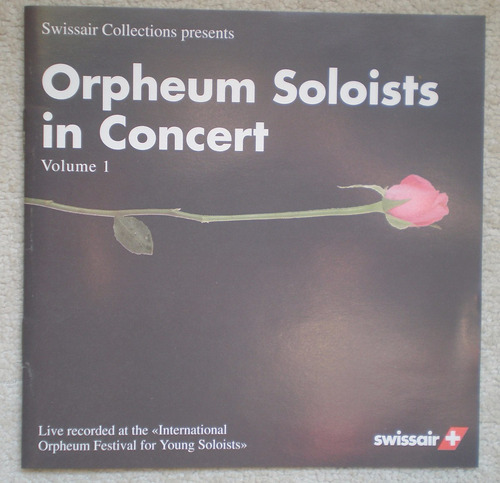 Cd Mozart Violín Shostakovitch Cello Orpheum Soloist Concert