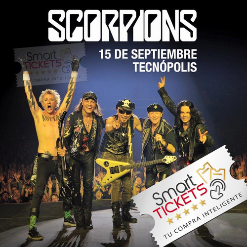 Entradas Scorpions Campo El Mejor Precio 100% Facil Y Seguro