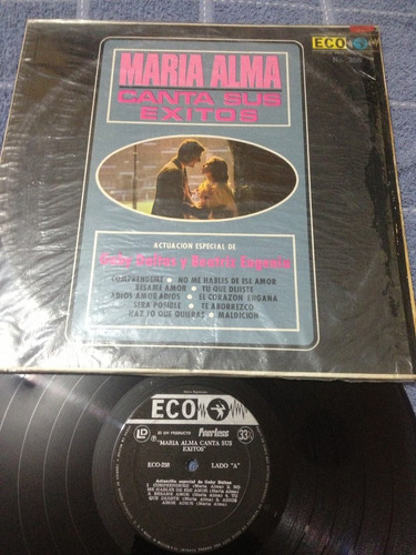 Canta Sus Éxitos Maria Alma Disco De Vinil Original 