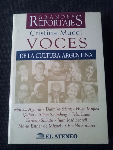 Voces De La Cultura Argentina Cristina Mucci