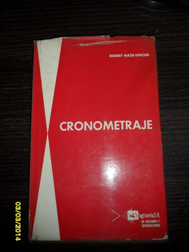 Tecnico. Cronometraje. Robert Maze-sencier Usado