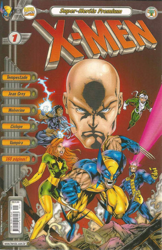 X-men Premium 01 2ª Serie - Abril 1 - Bonellihq Cx62 F19