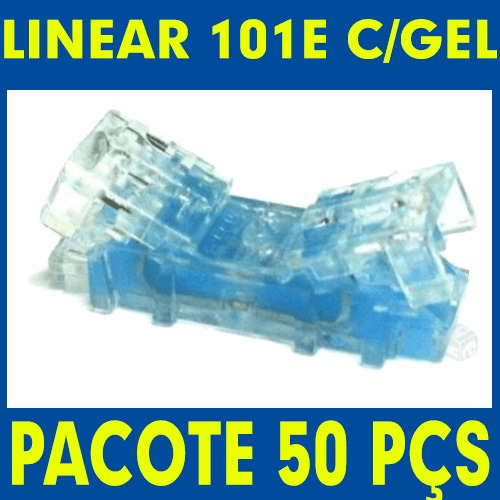 Imagem 2 de 10 de Emenda Fio Telefonico Linear 101e Com Gel Bargoa 50 Peças
