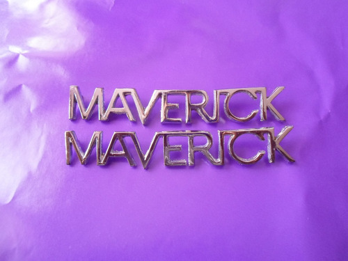 Emblemas Maverick Ford Clasico 289 - 302 Letras Sin Cuerno