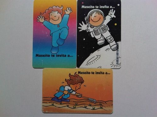 3 Tarjetas Telefonicas De Venezuela Serie Museito