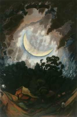 José Cuneo Perinetti - Luna En Creciente - Lámina 45x30 Cm.