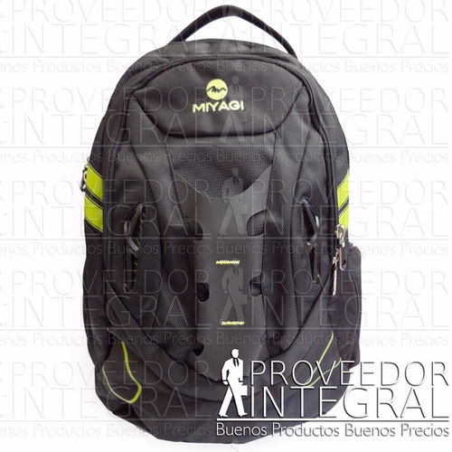 Morral Maletín Maleta Miyagi Negro Verde Tipo Cabina Miyagi