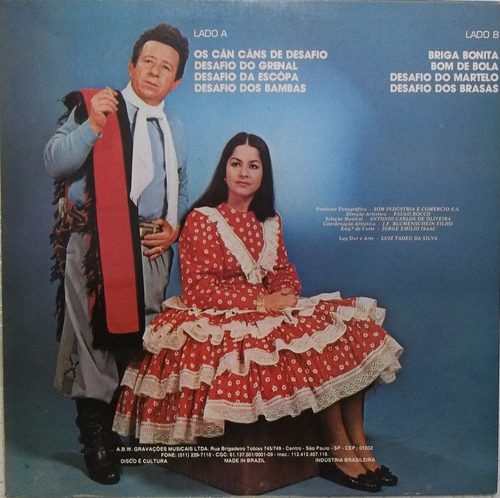 Lp Teixeirinha E Mary Terezinha /o Melhor Do Desafio Bervely (Usado)