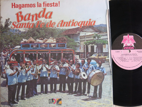 Vinyl Vinilo Lp Acetato La Banda Santa Fe De Antioquia Tropi