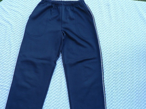 Pantalon Jogging Frizado Azul Marino Nuevo