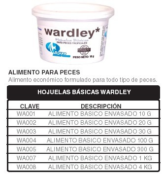Imagen 4 de 5 de Lote 35 Wardley Alimento Basico 20, 30 Y 100gr Hojuela Peces