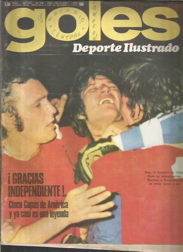 Revista / Goles / N° 1345 / 1974 / Tapa Independiente