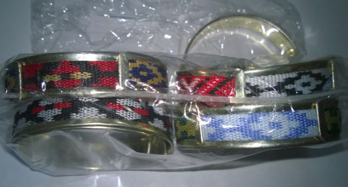 Pulsera De Alpaca Y Guarda Pampa X10 De 2cm