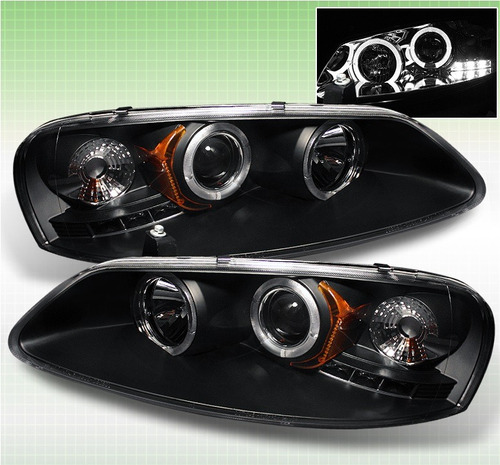 Dodge Stratus Sedan 2001 - 2006 Juego Faros Con Ojo De Angel