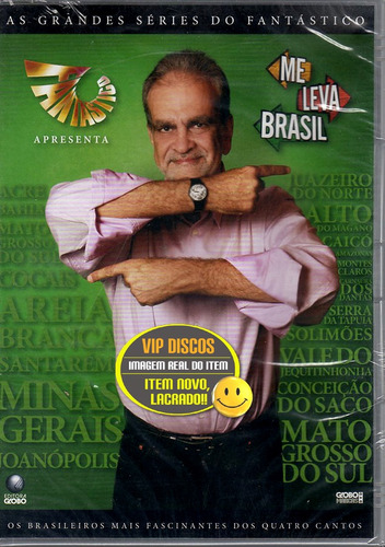 Dvd Me Leva Brasil Maurício Kubrusly Do Fantástico - Raro