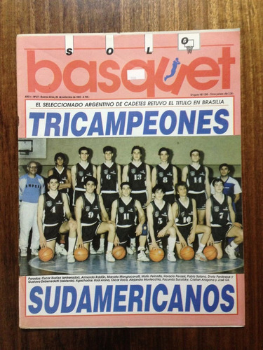 Revista Sólo Basquet - Tricampeones Sudamericanos