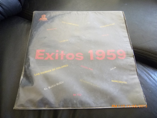 Vinilo Lp De Exitos De 1959 Daniel Morgan Y Su Conjun(xx324. (Usado)