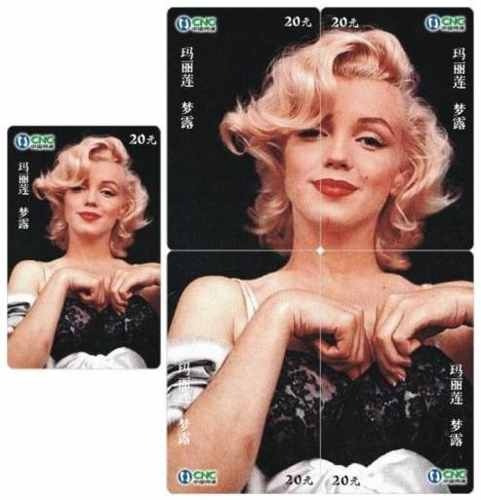 Marilyn Monroe - 10 Rompecabezas De Tarjetas Telefonicas L01