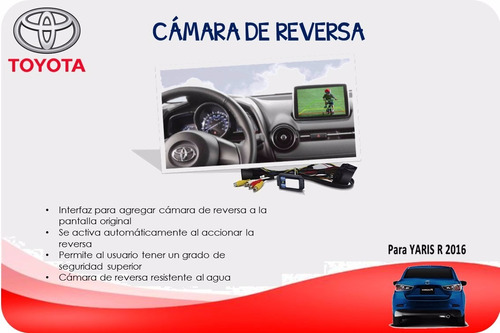 Interfaz Cámara De Reversa Para Estéreo Original De Yaris R