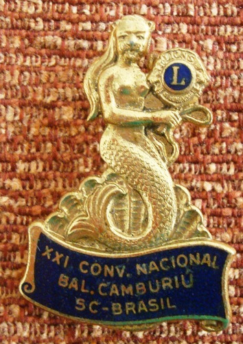 A2396 Broche Do Lions Clube De Camburiu - Sc (xxi Convenção