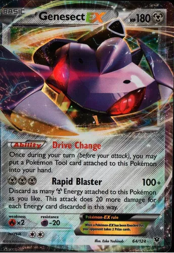 Carta Pokémon Genesect Ex  Jogo de Tabuleiro Pokémon Usado