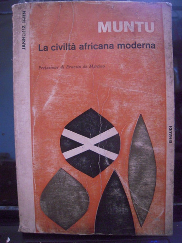 Muntu La Civilta Africana Moderna,idioma Italiano (Usado)
