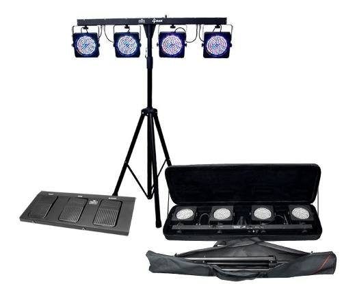 Iluminação Chauvet 4 Bar Led Dmx Com Tripé 432 Leds De 0,25w