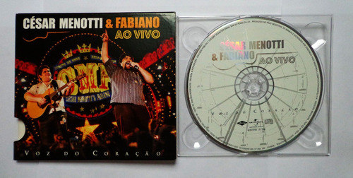 Cd César Menotti E Fabiano Ao Vivo - Voz Do Coração